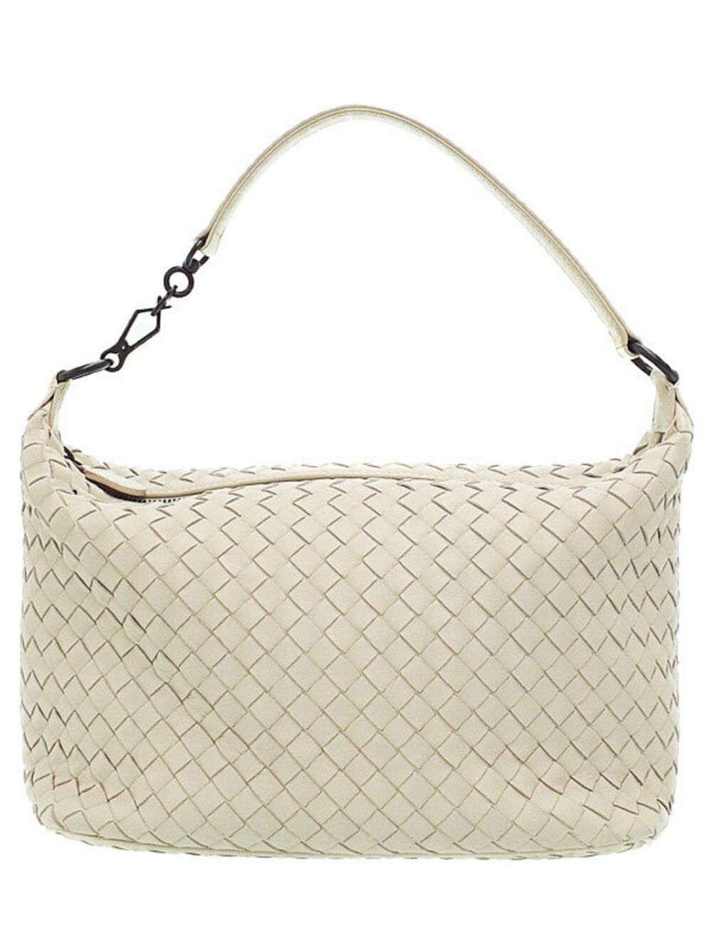 Bottega Veneta Intrecciato Nappa leather shoulder bag White woven